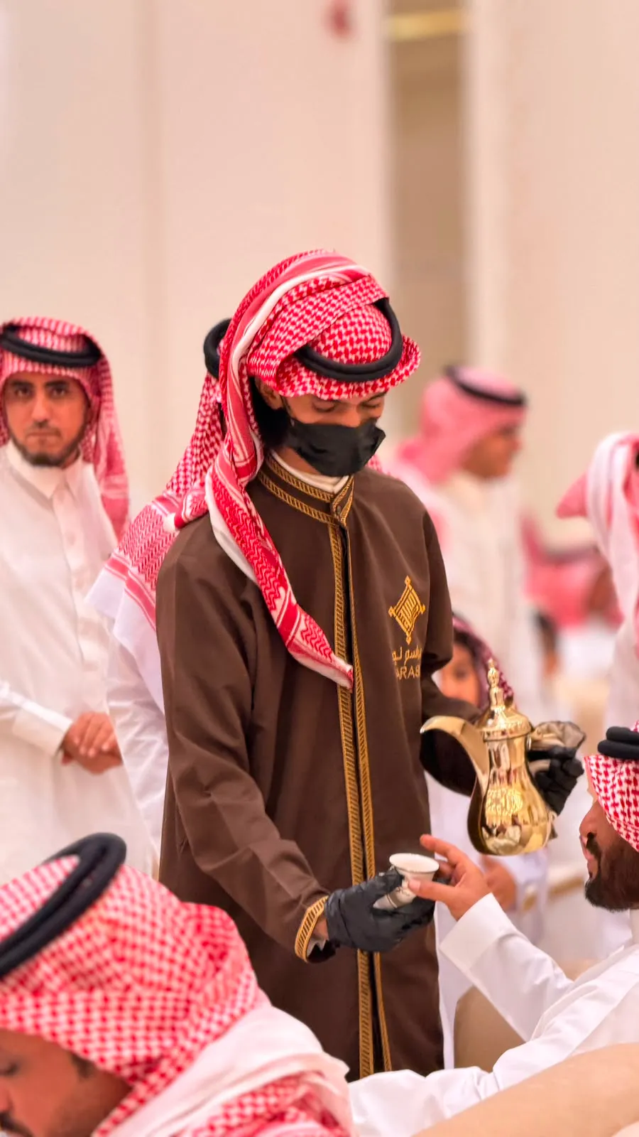 قهوجي بالرياض للعزاء